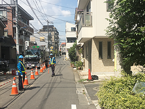 土木工事誘導警備